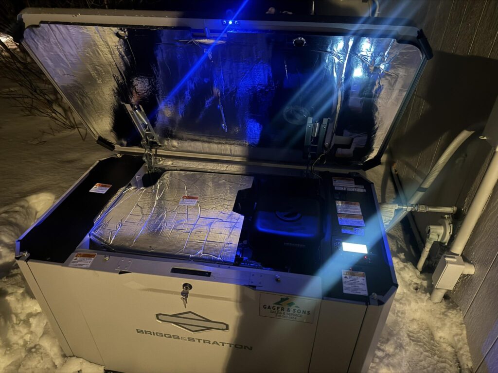 Residential generator service call in Latham, NY